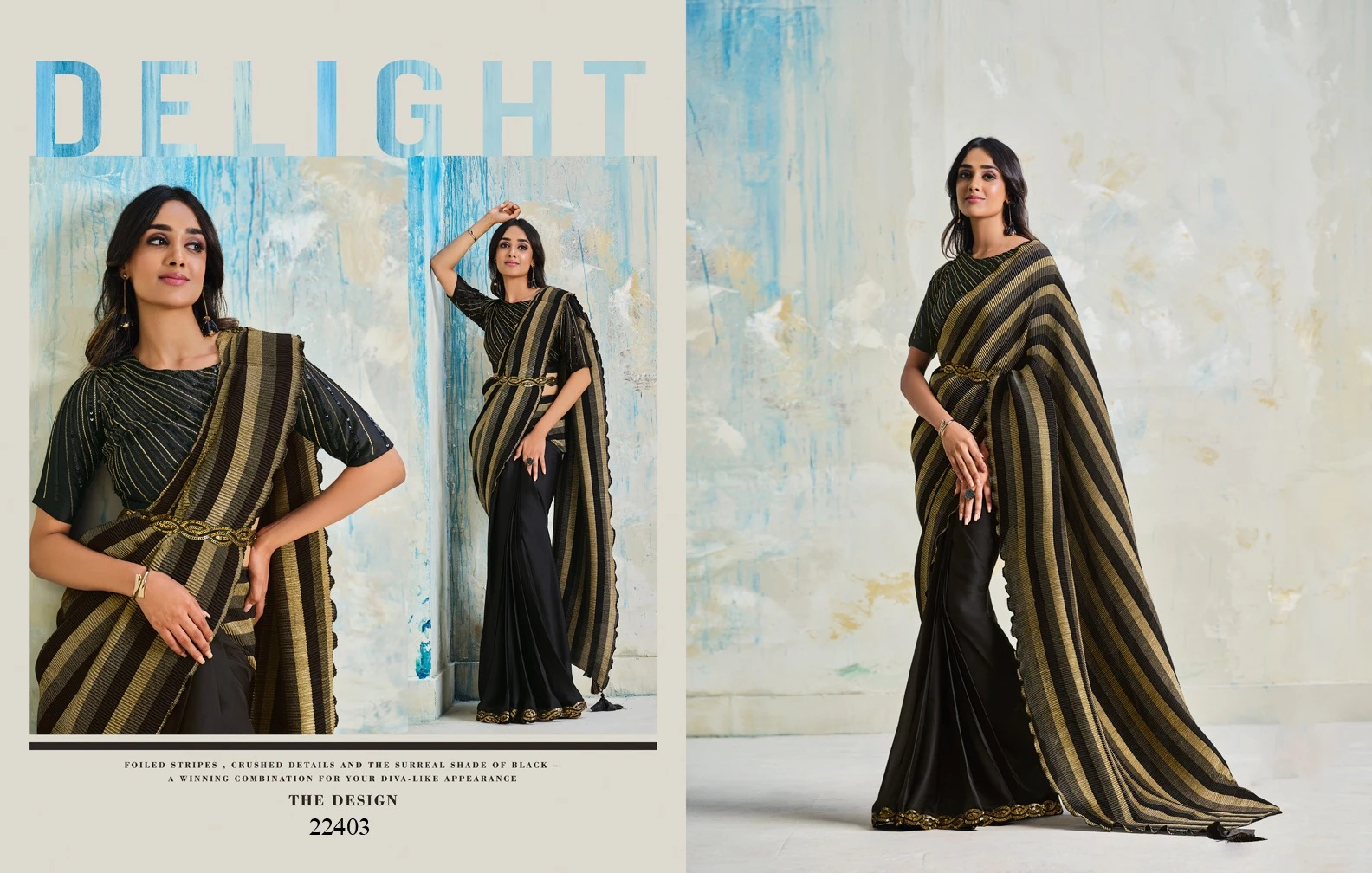 Mahotsav Taranaah Fancy Wholesale Designer Sarees Catalog — Wholesale Sarees, Mahotsav wholesale from Surat — view 6